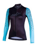 NALINI maillot de invierno de manga larga - AIS LW 2.0 LADY SMR - negro/azul