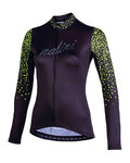 NALINI maillot de invierno de manga larga - AIS LW 2.0 LADY SMR - negro/amarillo