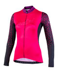 NALINI maillot de invierno de manga larga - AIS LW 2.0 LADY SMR - rosa/negro