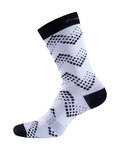 NALINI calcetines clásicos - AIS FULMINE 2.0 H22 - negro/blanco
