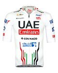 PISSEI jersey de manga corta - UAE TEAM EMIRATES OFFICIAL 2024 - blanco/rojo/negro