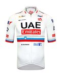 PISSEI jersey de manga corta - UAE TEAM EMIRATES SLOVENIAN 2024 - blanco/rojo