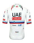 PISSEI jersey de manga corta - UAE TEAM EMIRATES SLOVENIAN 2024 - blanco/rojo