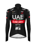 PISSEI maillot de invierno de manga larga - UAE TEAM EMIRATES 23 - negro/rojo/blanco