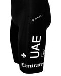 PISSEI pantalones cortos de tirantes - UAE TEAM EMIRATES 2024 MAGISTRALE - negro