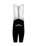 PISSEI pantalones cortos de tirantes - UAE TEAM EMIRATES 2024 REPLICA - negro