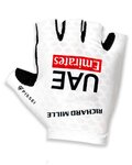 PISSEI guantes de dedos cortos - UAE TEAM EMIRATES 2024 - blanco