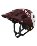 POC casco - TECTAL RACE MIPS - granate/blanco