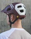 POC casco - TECTAL RACE MIPS - granate/blanco