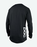 POC maillot de verano de manga larga - ESSENTIAL DH - negro