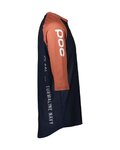 POC jersey de manga corta - MTB PURE 3/4 - azul/naranja