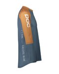 POC jersey de manga corta - MTB PURE 3/4 - naranja/azul