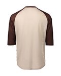 POC jersey de manga corta - MTB PURE 3/4 - marrón/beige