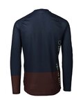 POC maillot de verano de manga larga - MTB PURE - granate/azul