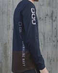 POC maillot de verano de manga larga - MTB PURE - granate/azul