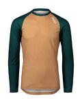 POC maillot de verano de manga larga - MTB PURE - verde/marrón