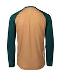 POC maillot de verano de manga larga - MTB PURE - verde/marrón