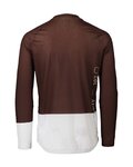 POC maillot de verano de manga larga - MTB PURE - marrón/blanco