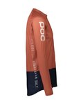 POC maillot de verano de manga larga - MTB PURE - naranja/azul