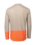 POC maillot de verano de manga larga - MTB PURE - marrón/naranja