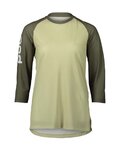 POC jersey de manga corta - MTB PURE 3/4 LADY - verde/verde claro