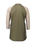 POC jersey de manga corta - MTB PURE 3/4 LADY - beige/verde