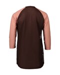 POC jersey de manga corta - MTB PURE 3/4 LADY - marrón/rosa