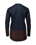 POC maillot de verano de manga larga - MTB PURE LADY - marrón/azul