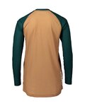 POC maillot de verano de manga larga - MTB PURE LADY - verde/marrón