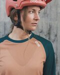 POC maillot de verano de manga larga - MTB PURE LADY - verde/marrón