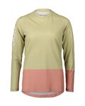 POC maillot de verano de manga larga - MTB PURE LADY - beige/rosa