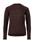 POC maillot de verano de manga larga - REFORM ENDURO LADY - marrón