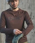 POC maillot de verano de manga larga - REFORM ENDURO LADY - marrón