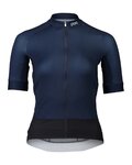 POC jersey de manga corta - ESSENTIAL ROAD LADY - negro/azul