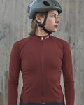 POC maillot de invierno de manga larga - AMBIENT THERMAL LADY - granate