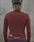 POC maillot de invierno de manga larga - AMBIENT THERMAL LADY - granate