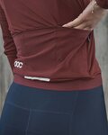 POC maillot de invierno de manga larga - AMBIENT THERMAL LADY - granate