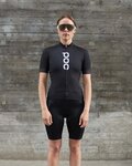 POC jersey de manga corta - ESSENTIAL ROAD LADY - negro