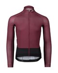 POC maillot de verano de manga larga - ESSSENTIAL ROAD - negro/granate