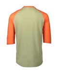 POC jersey de manga corta - MTB PURE 3/4 - verde/naranja