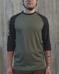 POC jersey de manga corta - MTB PURE 3/4 - negro/verde