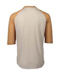 POC jersey de manga corta - MTB PURE 3/4 - marrón/beige