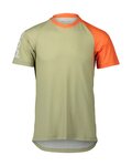 POC jersey de manga corta - MTB PURE - naranja/verde