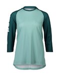 POC jersey de manga corta - MTB PURE 3/4 LADY - azul/azul claro