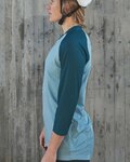 POC jersey de manga corta - MTB PURE 3/4 LADY - azul/azul claro