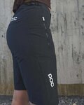 POC pantalones cortos sin tirantes - ESSENTIAL ENDURO W - negro