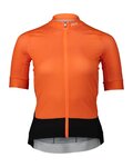 POC jersey de manga corta - ESSENTIAL ROAD LADY - naranja/negro
