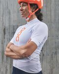 POC jersey de manga corta - ESSENTIAL ROAD LADY - blanco/gris