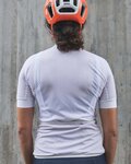 POC jersey de manga corta - ESSENTIAL ROAD LADY - blanco/gris