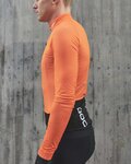 POC maillot de verano de manga larga - ESSENTIAL ROAD - naranja/negro
